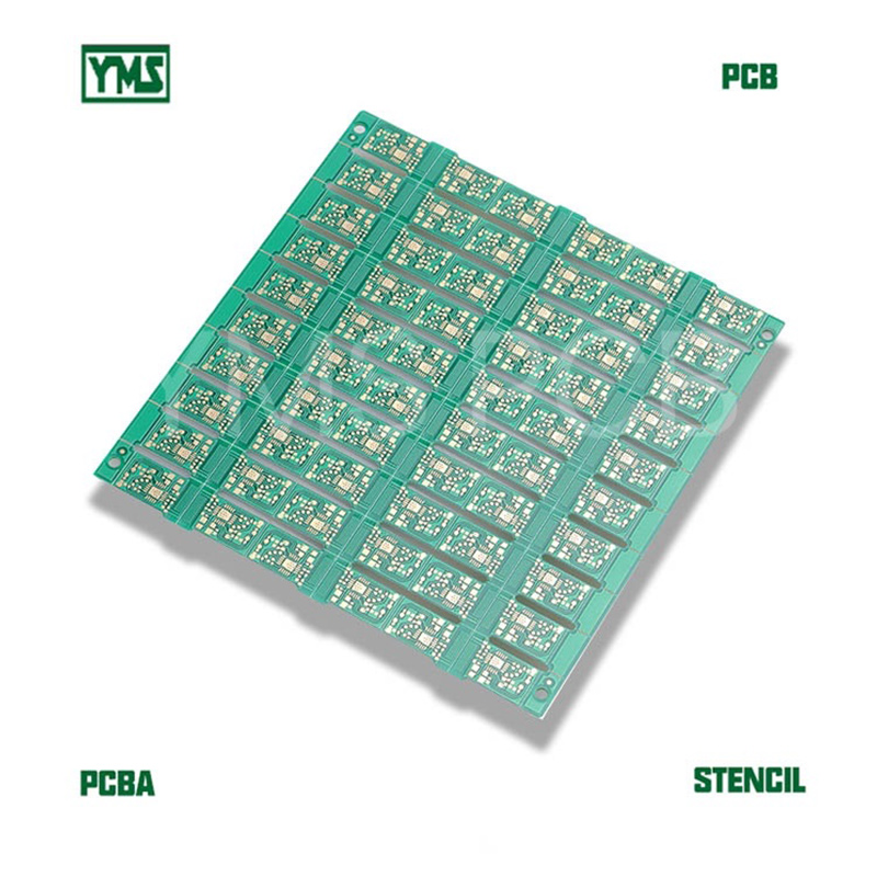 4 Layers Hybrid & Mixed Dielectric Board,Copper Fill, Silver Fill, Non-Conductive Epoxy Fill With 0.35Mm Bga Pitch