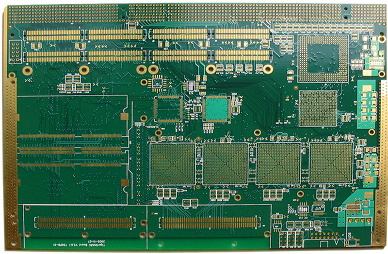 4 layers hybrid & mixed dielectric boardcopper fill silver fill non conductive epoxy fill with 035mm bga pitch4