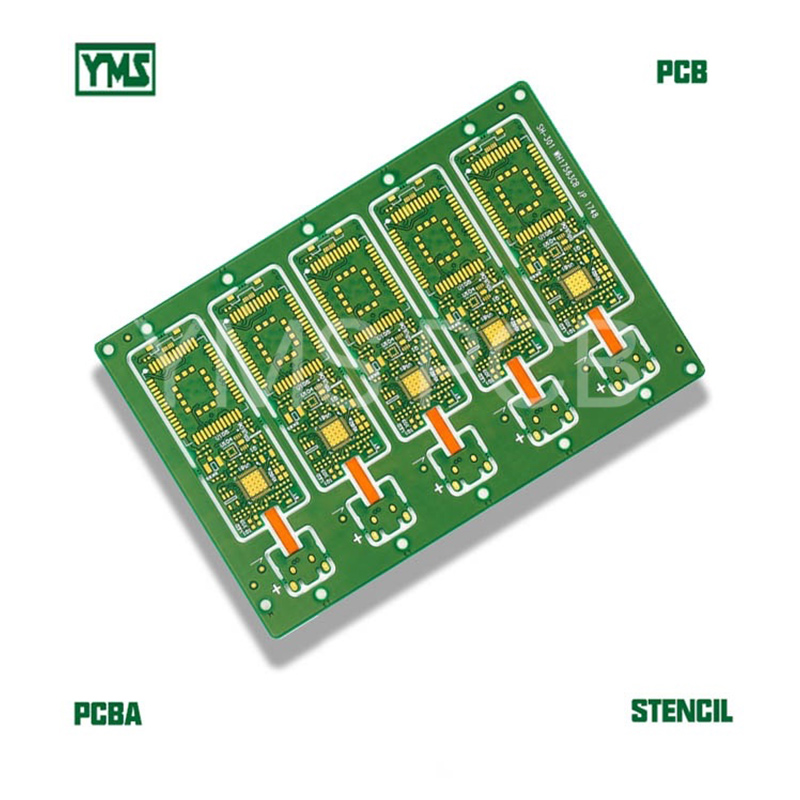 Electronic Custom Rigid-Flex Pcb With Electromagnetic Film + Dupont Material, Pcb Manufacturer From China Shenzhen